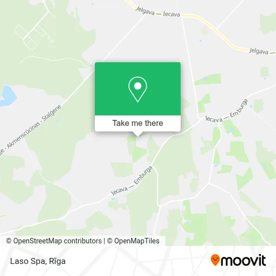 Laso Spa map