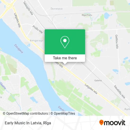 Early Music In Latvia map