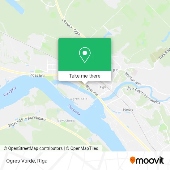 Ogres Varde map