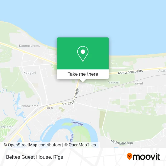 Beltes Guest House map
