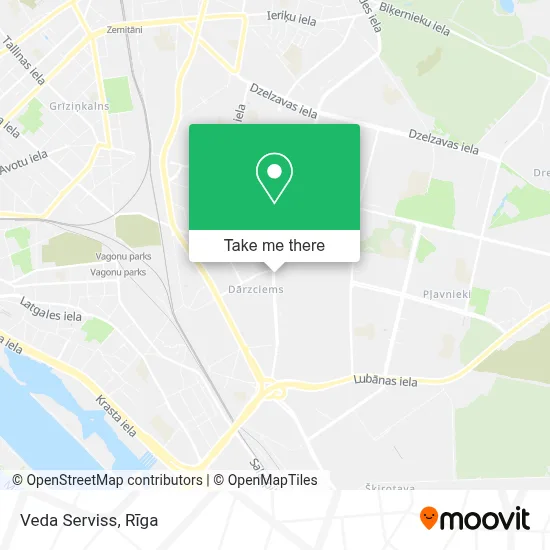 Veda Serviss map