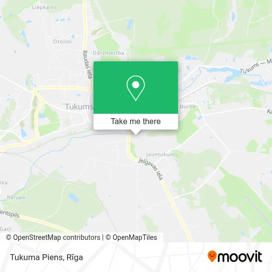 Tukuma Piens map