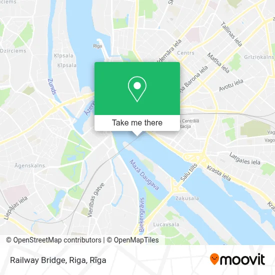 Railway Bridge, Riga map