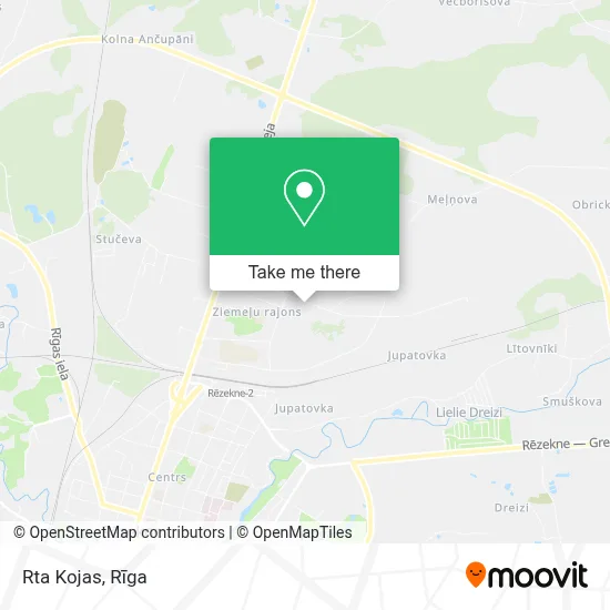 Rta Kojas map