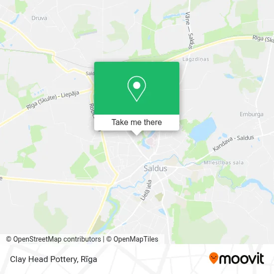 Clay Head Pottery map