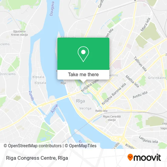 Riga Congress Centre map