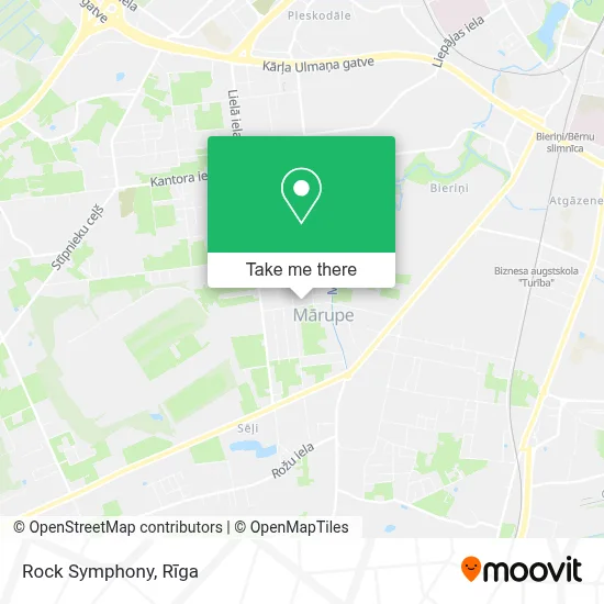 Rock Symphony map