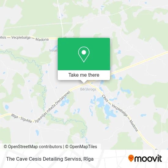 The Cave Cesis Detailing Serviss map