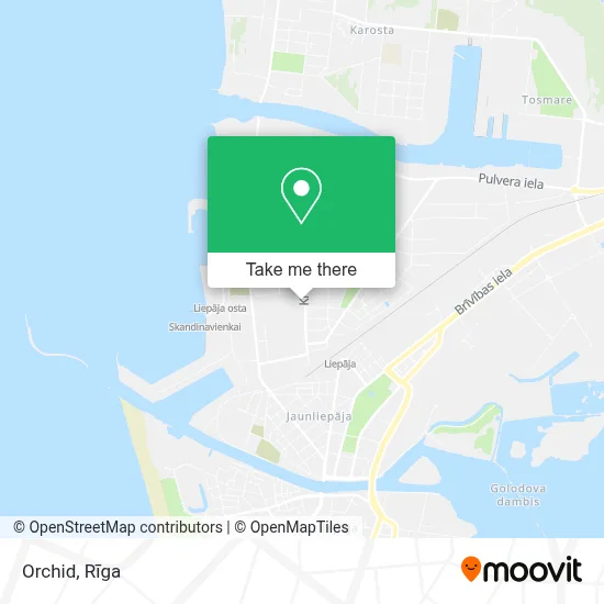 Orhideja map