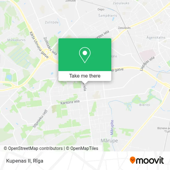 Kupenas II map