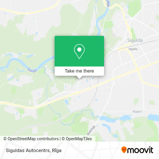 Siguldas Autocentrs map