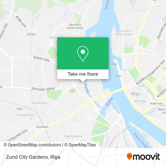 Zund City Gardens map