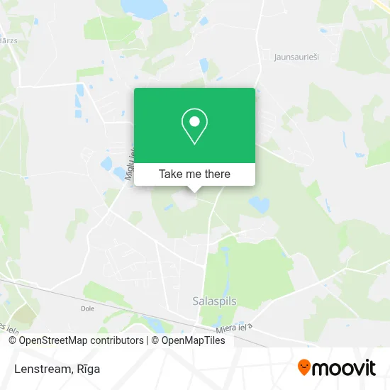 Lenstream map