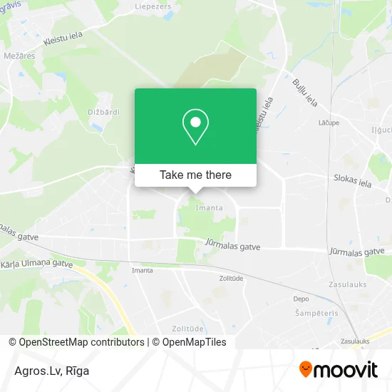 Agros.Lv map