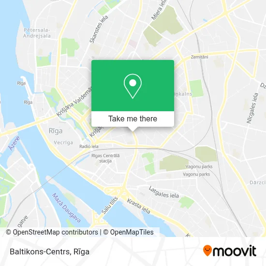 Baltikons-Centrs map