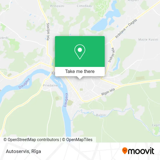 Autoservis map