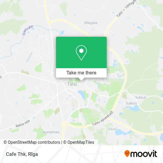 Cafe Thk map