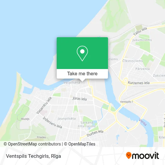 Ventspils Techgirls map