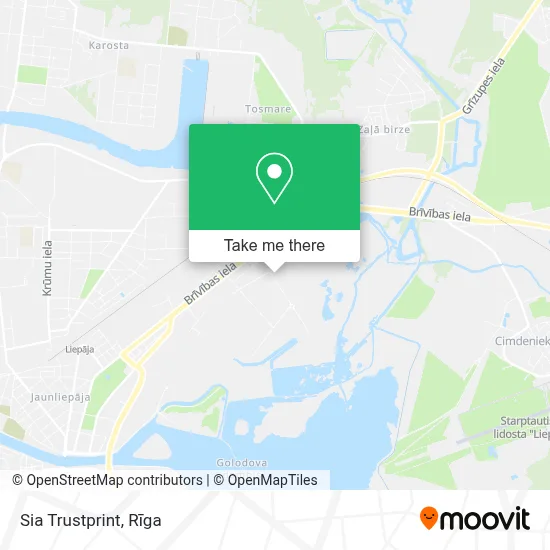 Sia Trustprint map