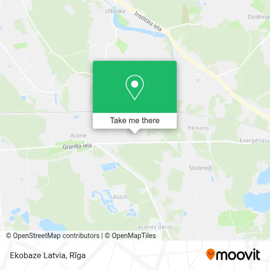 Ekobaze Latvia map
