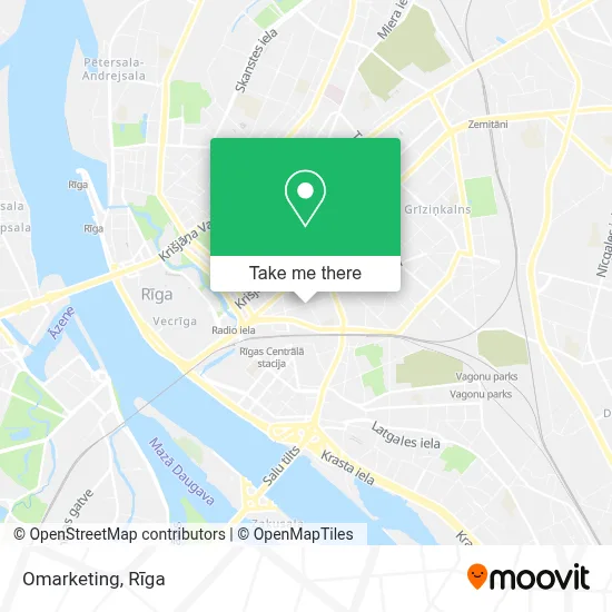 Omarketing map