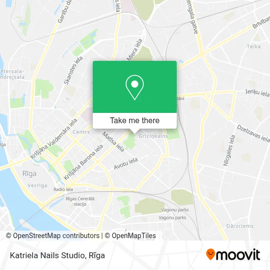 Katriela Nails Studio map