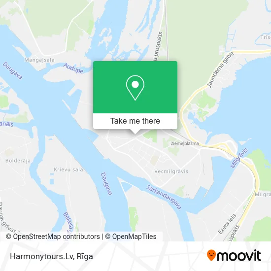 Harmonytours.Lv map