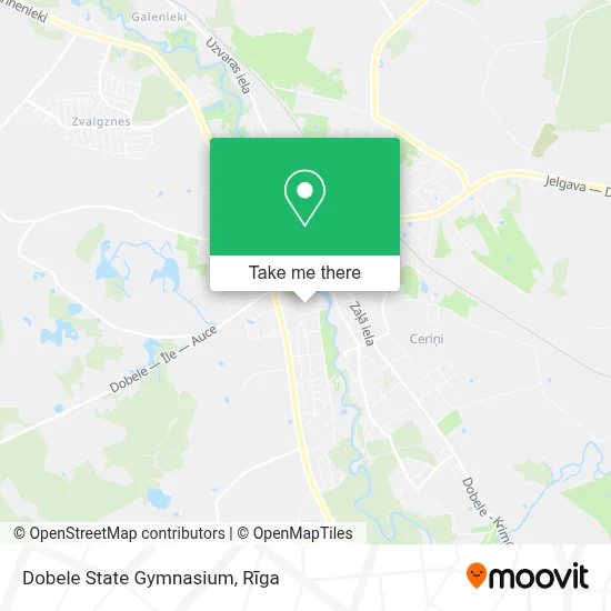Dobele State Gymnasium map