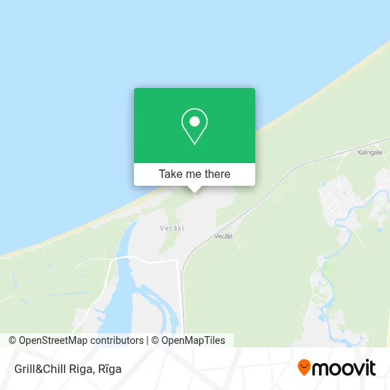 Grill&Chill Riga map