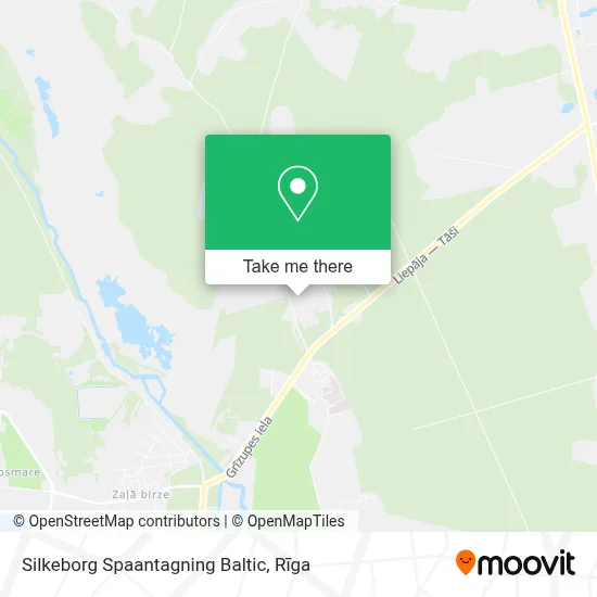 Silkeborg Spaantagning Baltic map