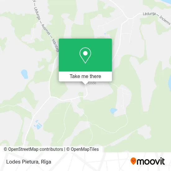 Lodes Pietura map