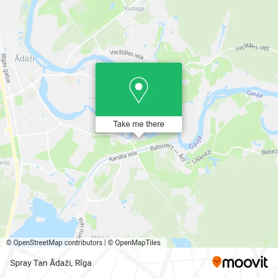 Spray Tan Ādaži map