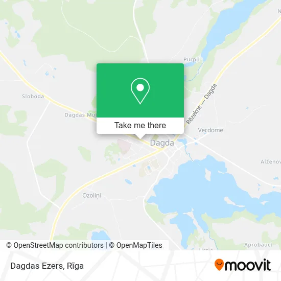 Dagdas Ezers map