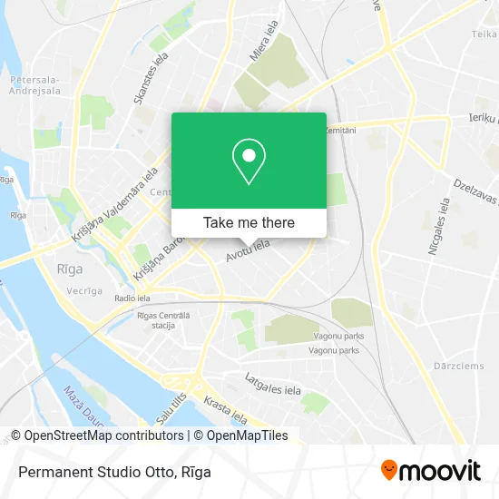 Permanent Studio Otto map
