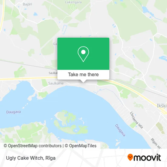 Ugly Cake Witch map