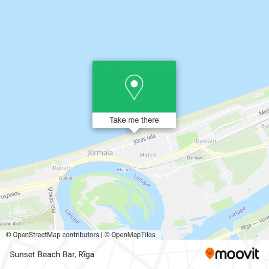 Sunset Beach Bar map