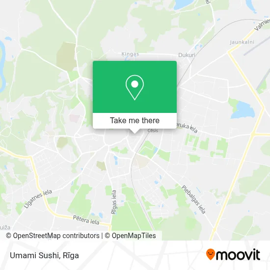 Umami Sushi map