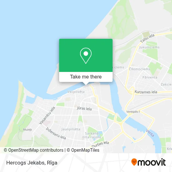 Hercogs Jekabs map