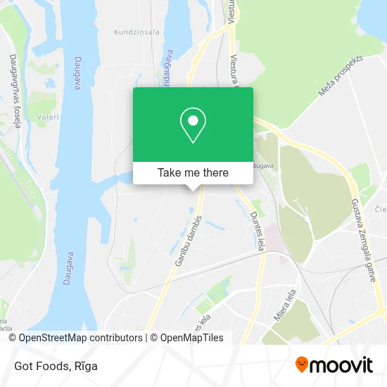 Got Foods map