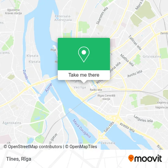 Tīnes map