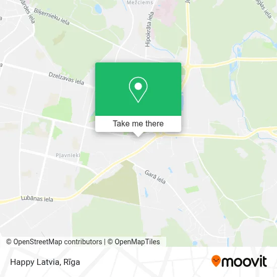 Happy Latvia map