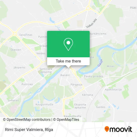 Rimi Super Valmiera map