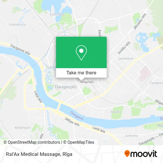 Rэl’Ax Medical Massage map