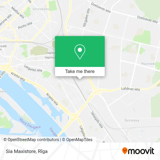 Sia Maxistore map