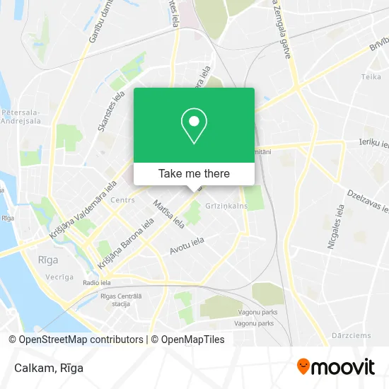 Calkam map