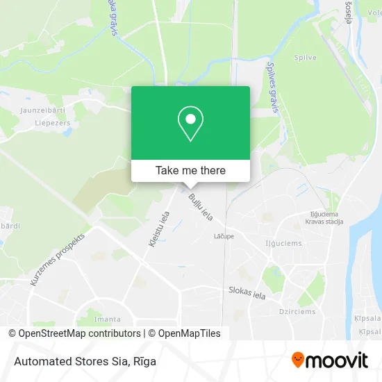 Automated Stores Sia map