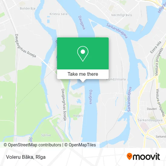 Voleru Bāka map