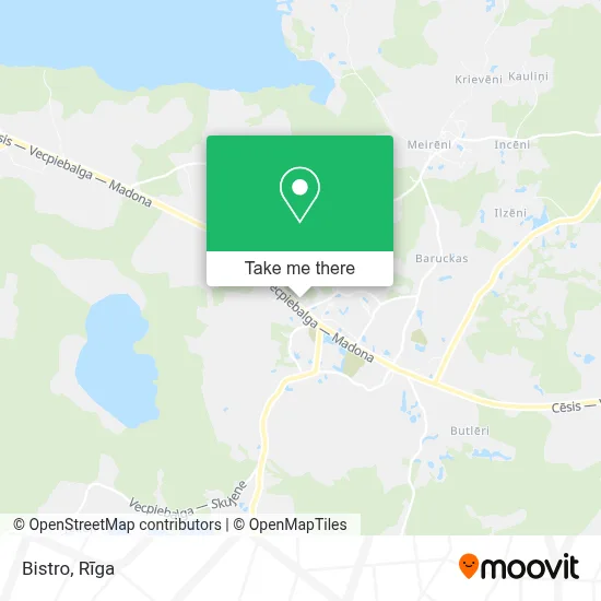 Bistro map