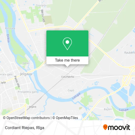 Cordiant Riepas map