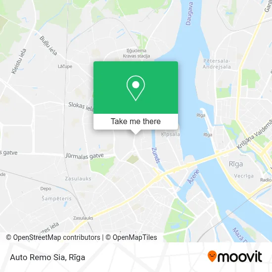Auto Remo Sia map